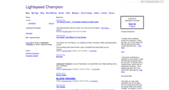 Desktop Screenshot of lightspeedchampion.com